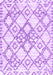 Machine Washable Abstract Purple Contemporary Area Rugs, wshcon3025pur