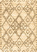 Machine Washable Abstract Brown Contemporary Rug, wshcon3025brn