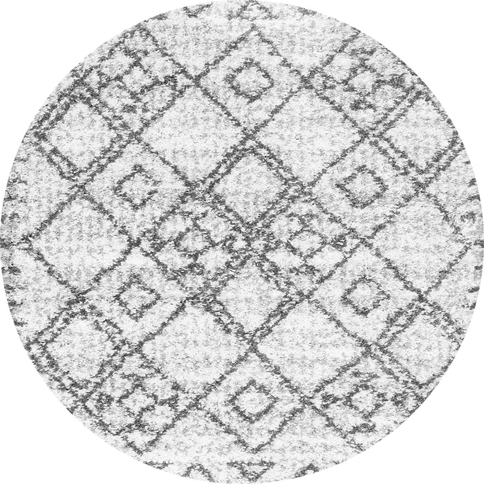 Machine Washable Abstract Gray Contemporary Rug, wshcon3025gry