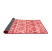 Trellis Red Modern Area Rugs