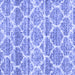 Square Trellis Blue Modern Rug, con3026blu