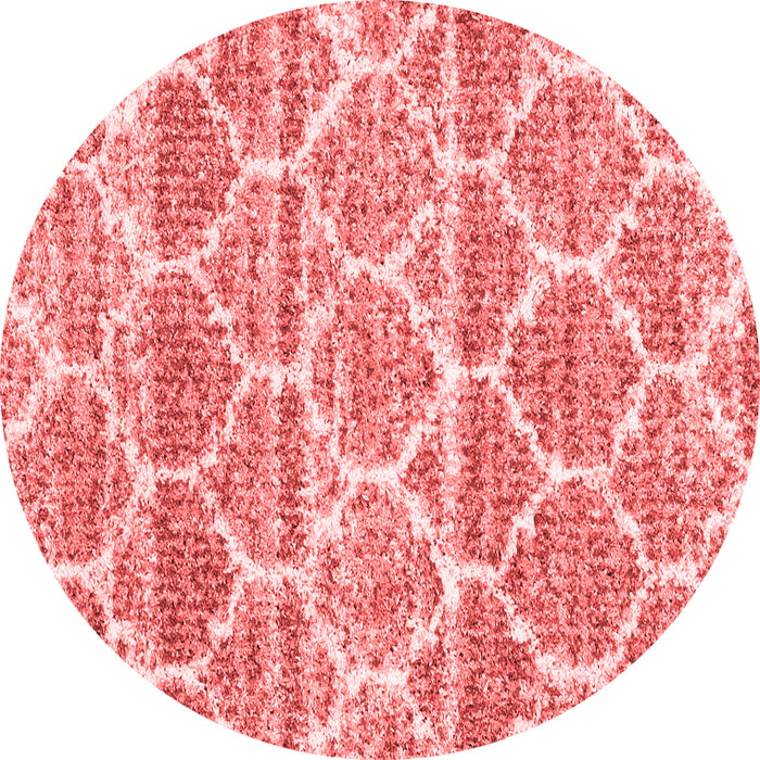 Trellis Red Modern Rug, con3026red