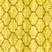 Square Trellis Yellow Modern Rug, con3027yw