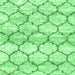 Square Trellis Emerald Green Modern Rug, con3027emgrn