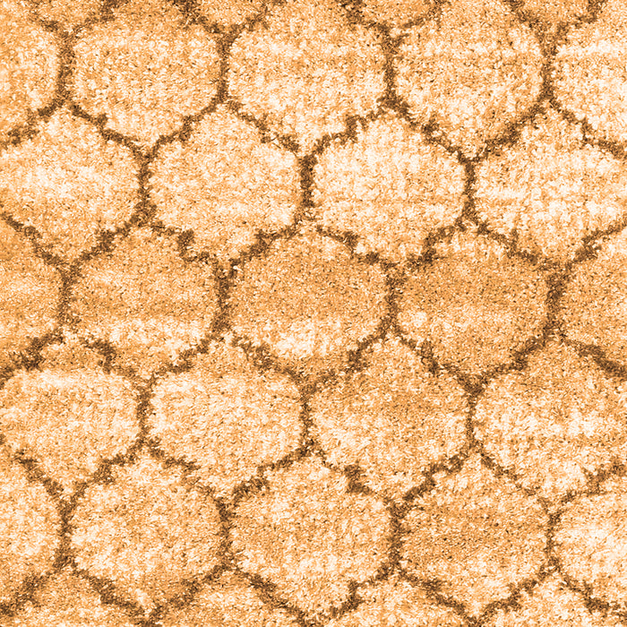 Serging Thickness of Machine Washable Trellis Orange Modern Area Rugs, wshcon3027org