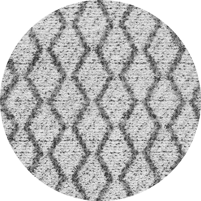 Machine Washable Trellis Gray Modern Rug, wshcon3028gry