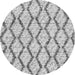 Machine Washable Trellis Gray Modern Rug, wshcon3028gry