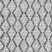 Serging Thickness of Trellis Gray Modern Rug, con3028gry