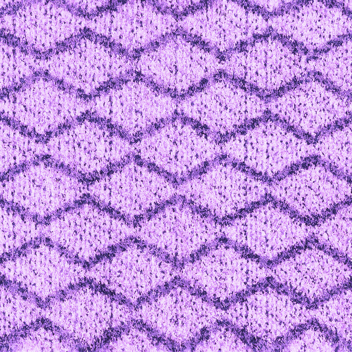 Square Machine Washable Trellis Purple Modern Area Rugs, wshcon3028pur