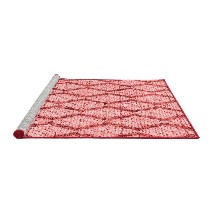 Modern Red Washable Rugs