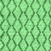 Square Trellis Emerald Green Modern Rug, con3028emgrn