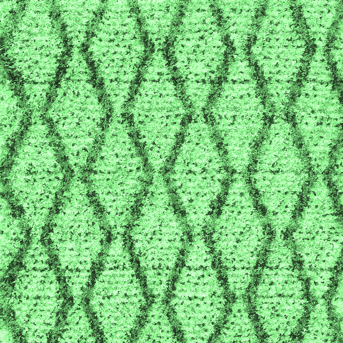 Machine Washable Trellis Emerald Green Modern Area Rugs, wshcon3028emgrn