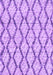 Machine Washable Trellis Purple Modern Area Rugs, wshcon3028pur