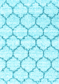 Terrilis Light Blue Contemporary Rug, con3029lblu