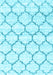 Terrilis Light Blue Contemporary Rug, con3029lblu