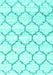 Terrilis Turquoise Contemporary Rug, con3029turq