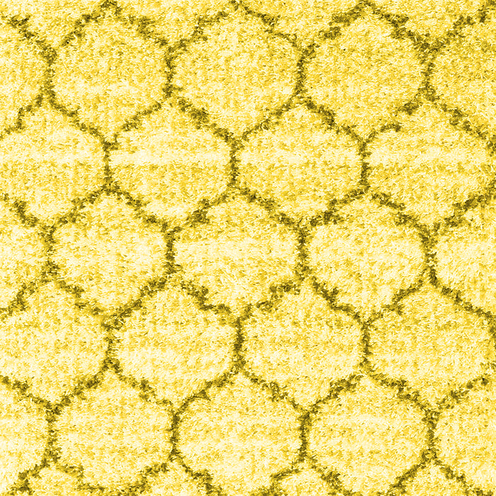 Machine Washable Terrilis Yellow Contemporary Rug, wshcon3029yw