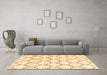 Machine Washable Terrilis Brown Contemporary Rug in a Living Room,, wshcon3029brn