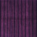 Square Abstract Purple Contemporary Rug, con302pur