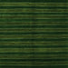 Serging Thickness of Abstract Green Contemporary Rug, con302grn