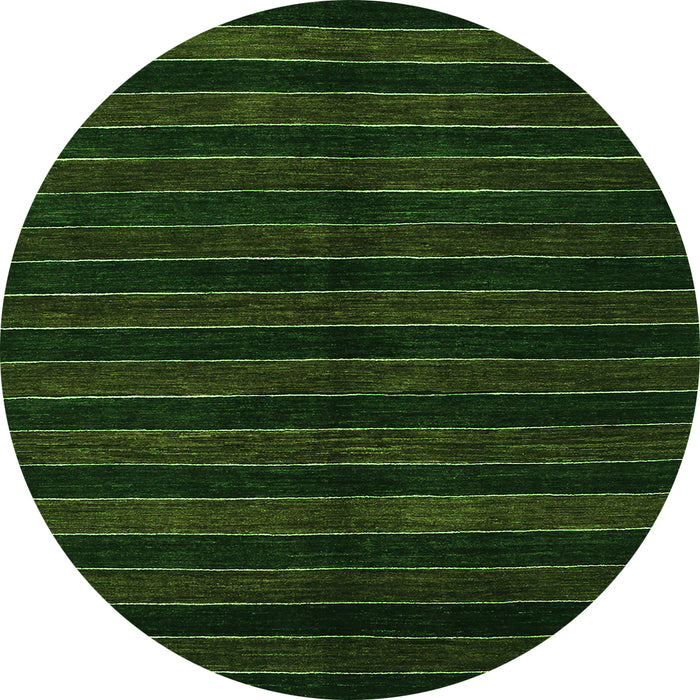 Machine Washable Abstract Green Contemporary Area Rugs, wshcon302grn