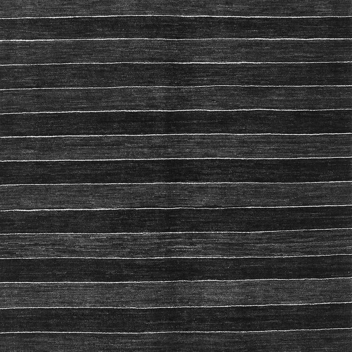 Serging Thickness of Machine Washable Abstract Gray Contemporary Rug, wshcon302gry