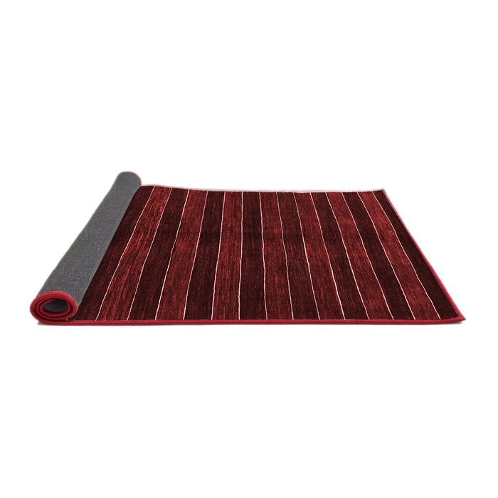 Abstract Red Contemporary Area Rugs