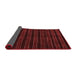 Abstract Red Contemporary Area Rugs