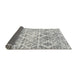 Thickness of Contemporary Gray Trellis Rug, con3030