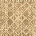 Square Trellis Brown Modern Rug, con3030brn