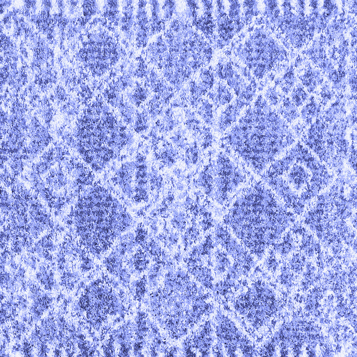 Square Trellis Blue Modern Rug, con3030blu