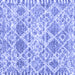 Square Trellis Blue Modern Rug, con3030blu