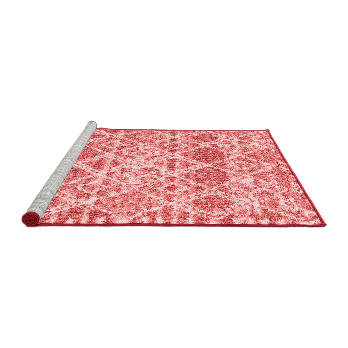 Modern Red Washable Rugs