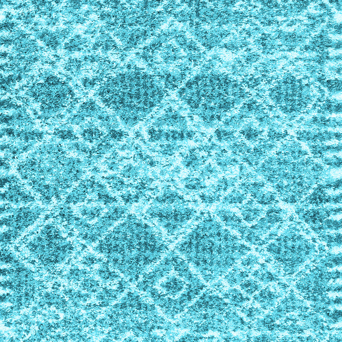 Square Trellis Light Blue Modern Rug, con3030lblu