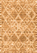 Trellis Orange Modern Rug, con3030org