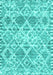 Trellis Turquoise Modern Rug, con3030turq