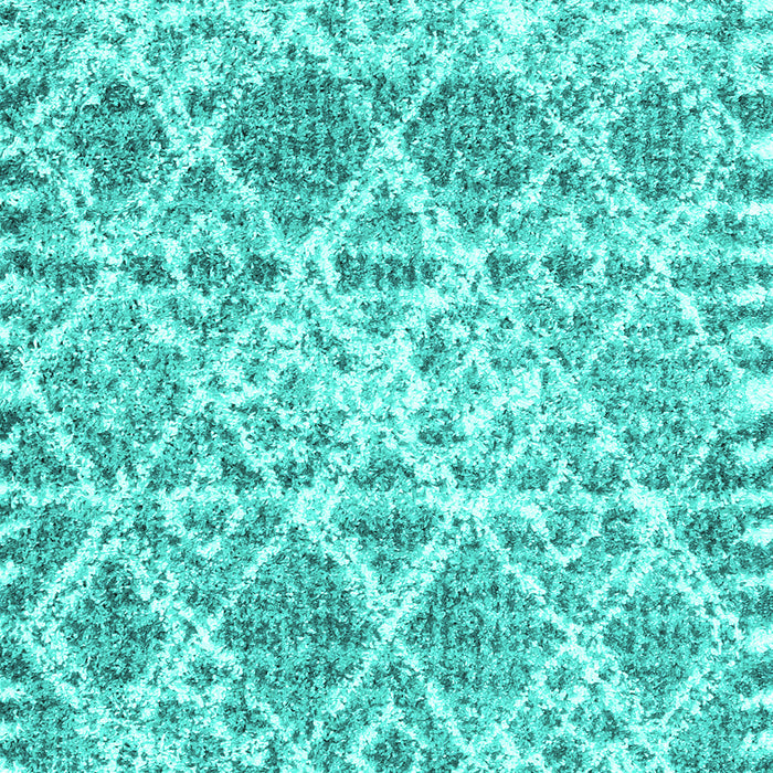 Trellis Turquoise Modern Rug, con3030turq