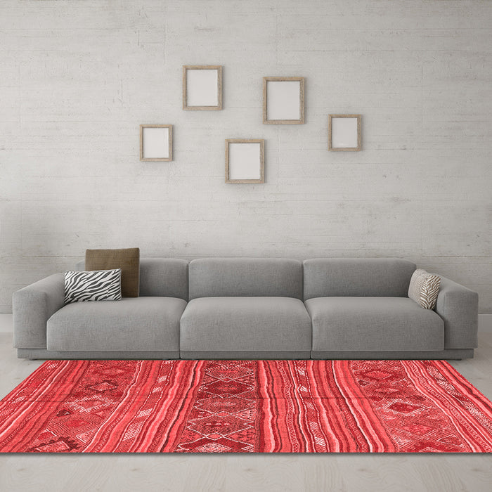 Traditional Red Washable Rugs