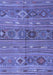 Machine Washable Oriental Blue Traditional Rug, wshcon3031blu