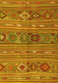 Oriental Yellow Traditional Rug, con3031yw