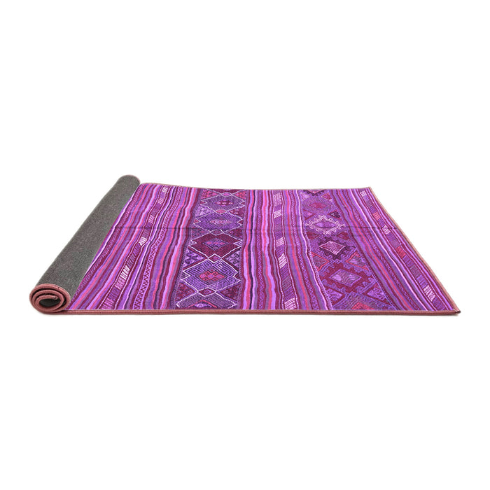 Sideview of Oriental Purple Traditional Rug, con3031pur
