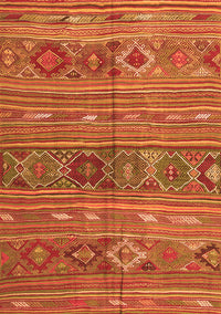 Oriental Orange Traditional Rug, con3031org