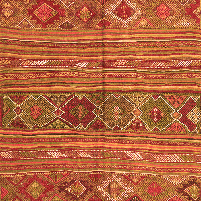 Oriental Orange Traditional Rug, con3031org