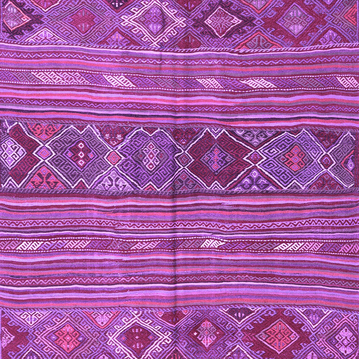 Machine Washable Oriental Purple Traditional Area Rugs, wshcon3031pur