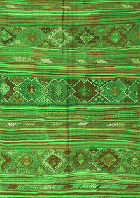 Oriental Green Traditional Rug, con3031grn