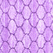 Square Machine Washable Trellis Purple Modern Area Rugs, wshcon3032pur