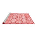 Modern Red Washable Rugs