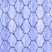 Square Trellis Blue Modern Rug, con3032blu