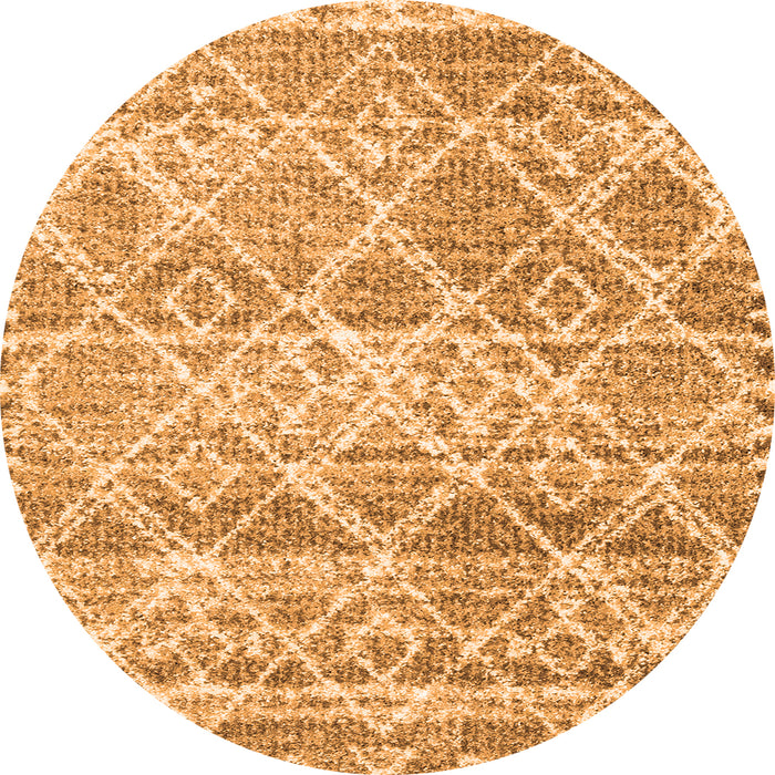 Machine Washable Trellis Orange Modern Area Rugs, wshcon3033org
