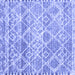 Square Trellis Blue Modern Rug, con3033blu